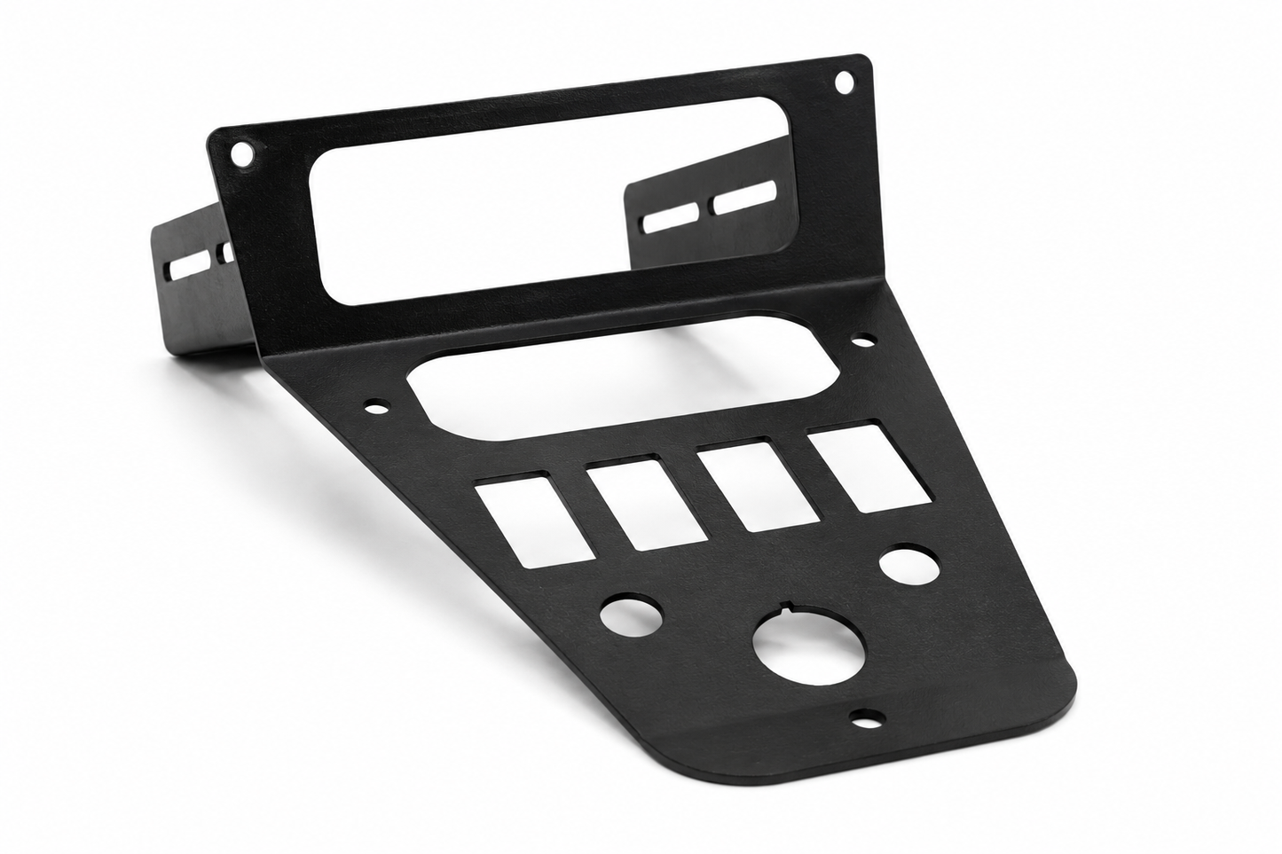 Polaris RZR Pro R Short Console – Rugged Radios + 4-Switch Mount (2020–2024)
