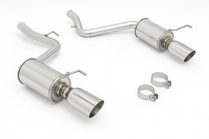 Megan Racing Cat-Back OE-RS for 2008-2014 Mercedes-Benz C-Class C300/ C350 V6 Sedan Mid Pipe Rolled Tips