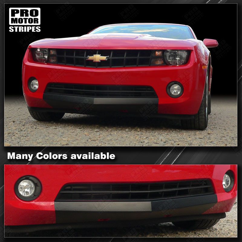 Chevrolet Camaro 2010-2013 Front Valance Blackout Decals