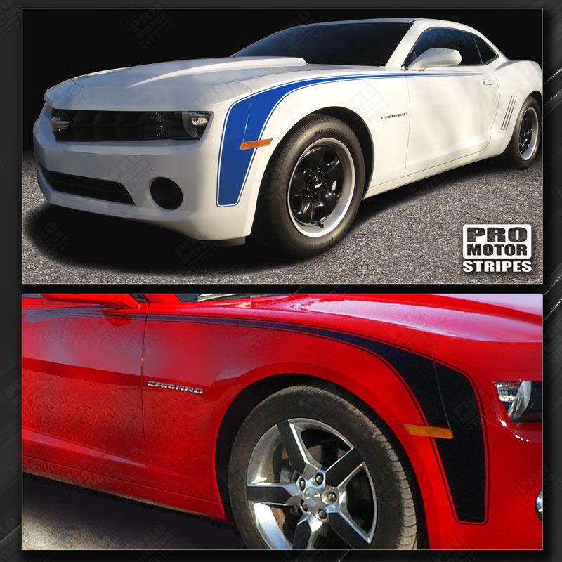 Chevrolet Camaro 2010-2013 Side Hockey Hennessey Throwback Stripes
