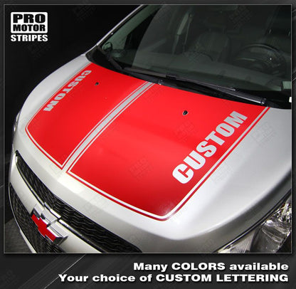 Chevrolet Spark 2013-2015 Hood Stripes Pin Striping