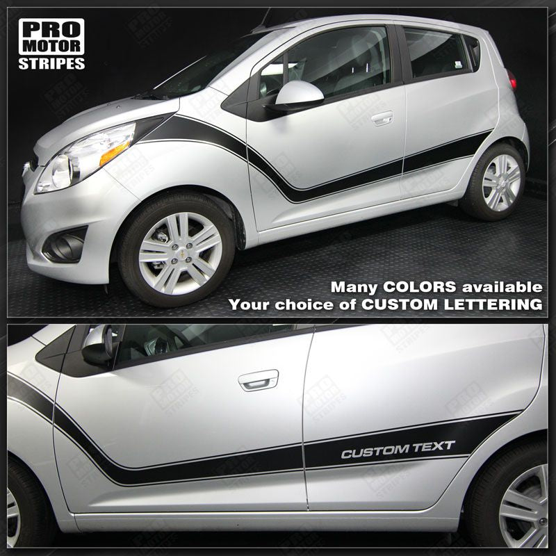 Chevrolet Spark 2013-2015 Rocker Panel Side Stripes