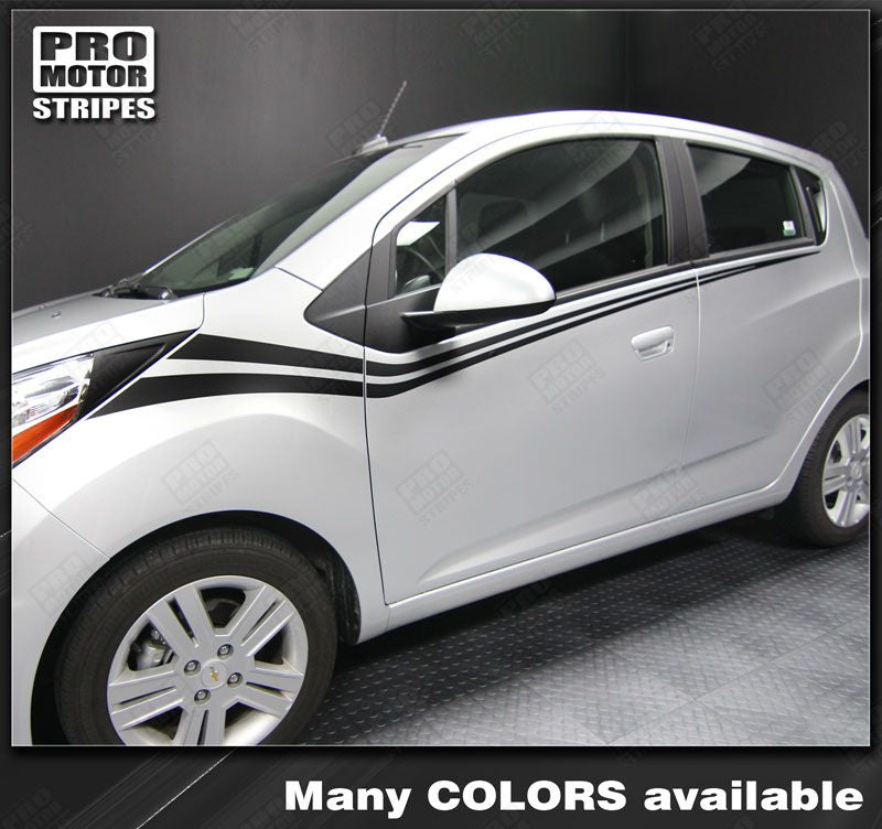 Chevrolet Spark 2013-2015 Side Accent Double Stripes