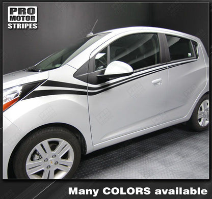 Chevrolet Spark 2013-2015 Side Accent Double Stripes