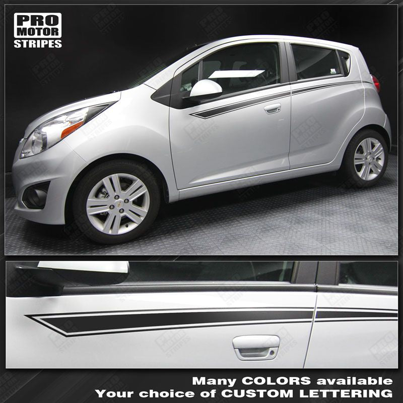 Chevrolet Spark 2013-2015 Side Accent Stripes