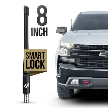 CHEVY & GMC RONIN SMARTLOCK™ SHORT FLEXIBLE ANTENNA 8 INCH (NEW!)