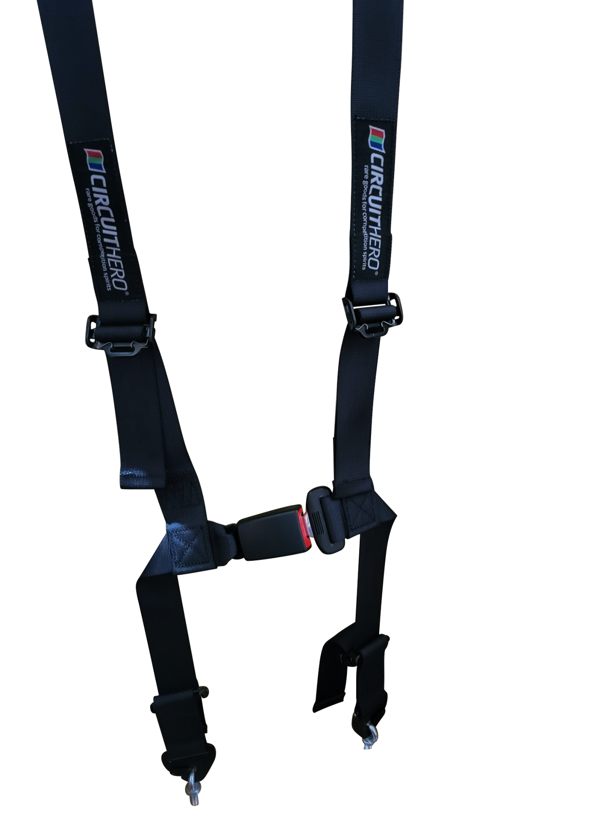 Circuit Hero 4 Point Harness 2" Belts (Black)