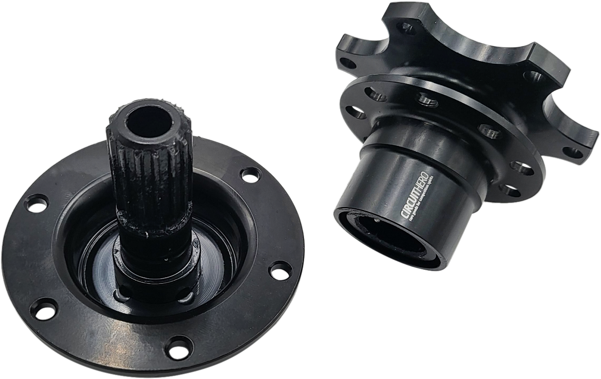 Circuit Hero Quick Release Steering Wheel Hub 6-Bolt Black