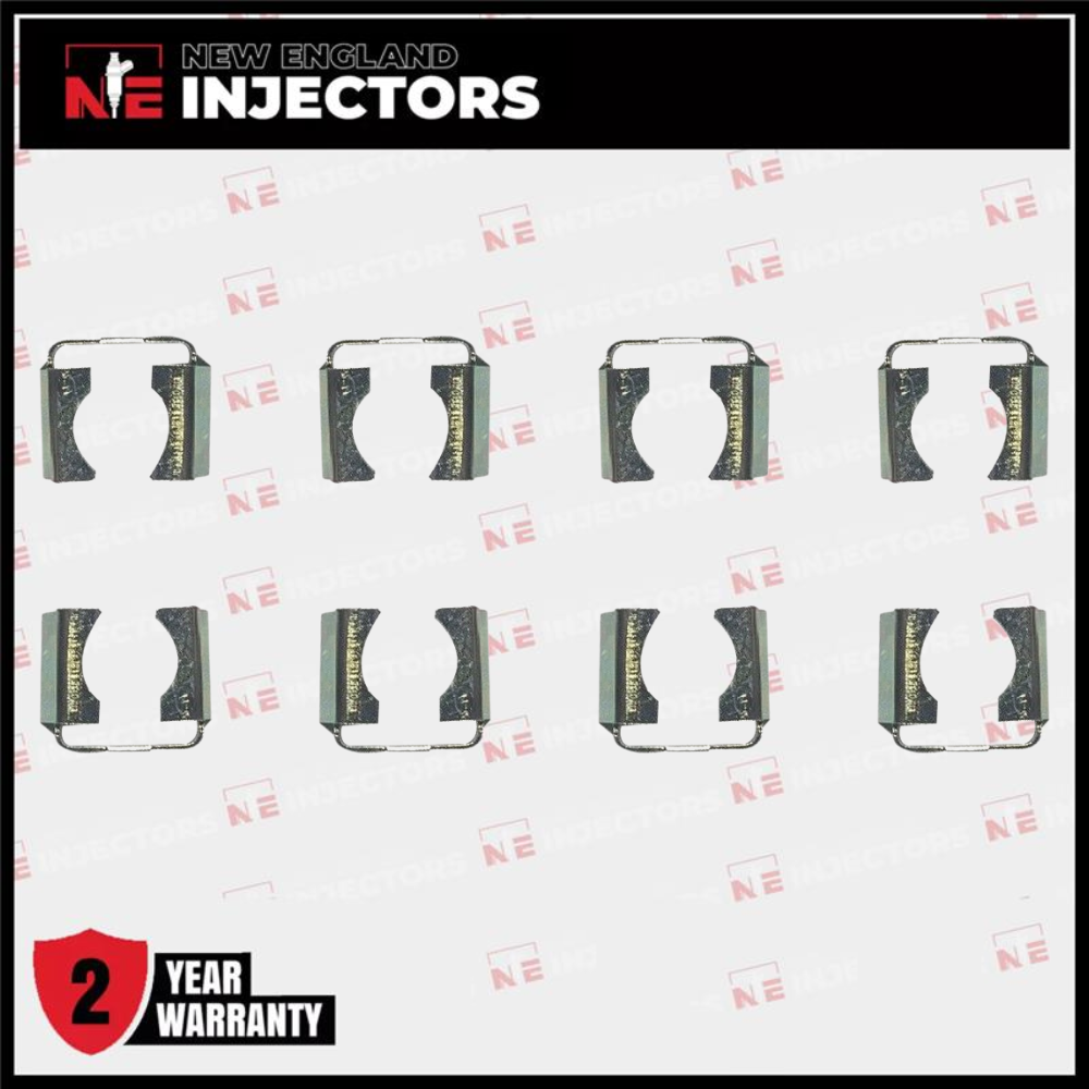 Set of 8 Fuel Injector Locks / Fuel Rail Clip / Retainer Kit Universal Bosch +