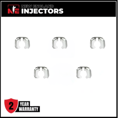 Set of 5 Fuel Injector Retainer Clips Fits 09-12 Hummer H3 3.7L 12599504 FJ1063