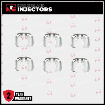 Set of 6 Fuel Injector Retainer Clips Fits 2006-2011 Buick Terraza 3.9L 12588610