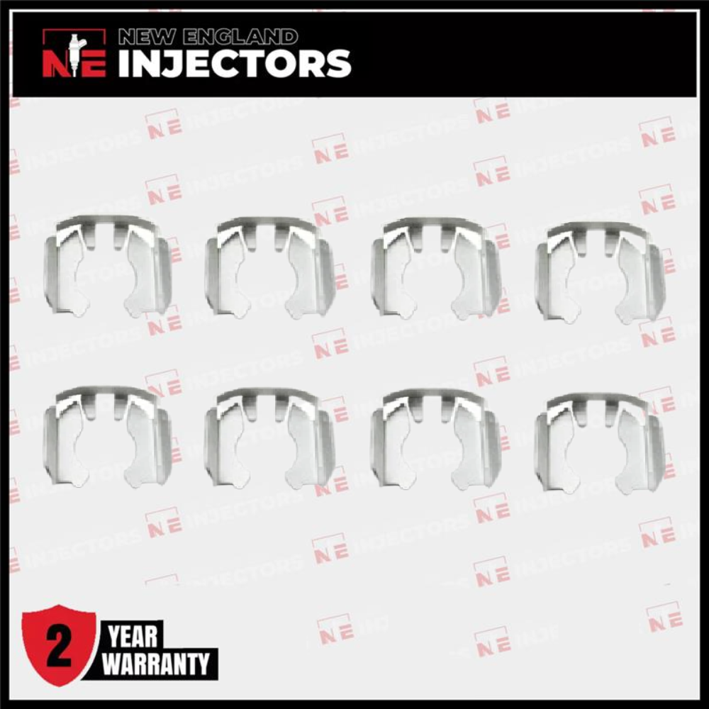 Set of 8 Fuel Injector Locks Fuel Rail Clip Retainer Delphi 12570620