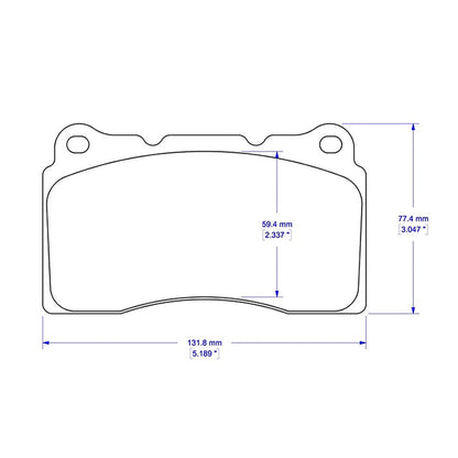 Cobalt Racing Brake Pads D1001 (Rear)