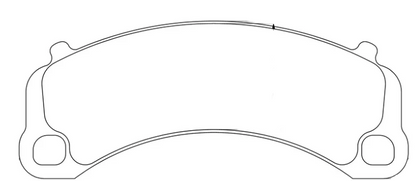 Cobalt Brake Pads D1644 Brake Pads (Front)