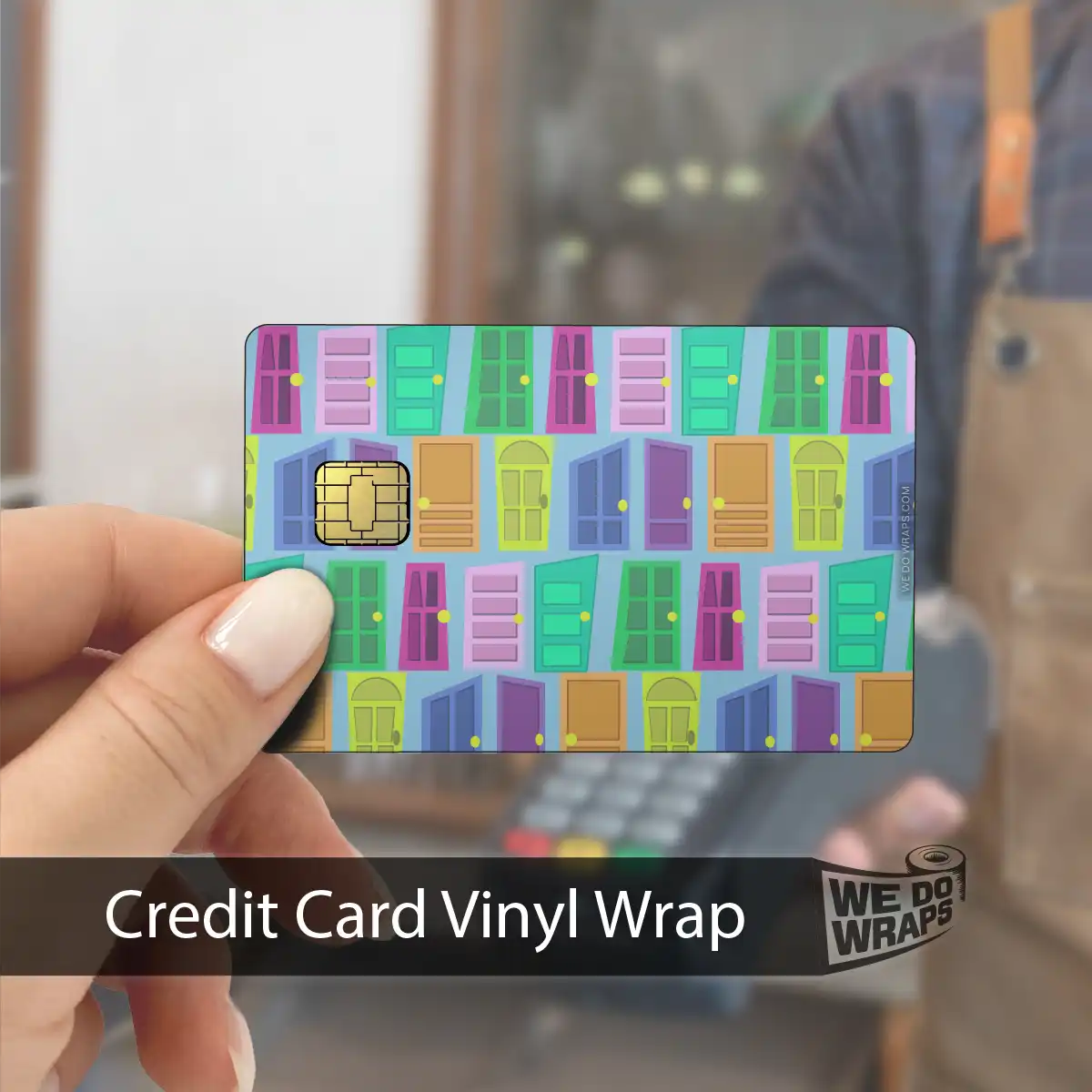 Colorful Doors | NFC Key Card Wrap