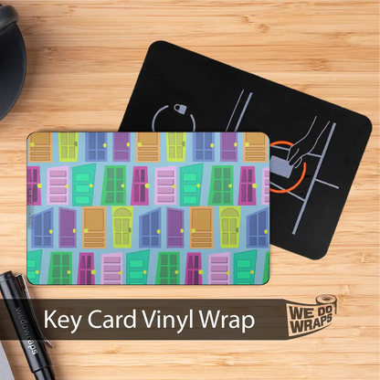 Colorful Doors | NFC Key Card Wrap