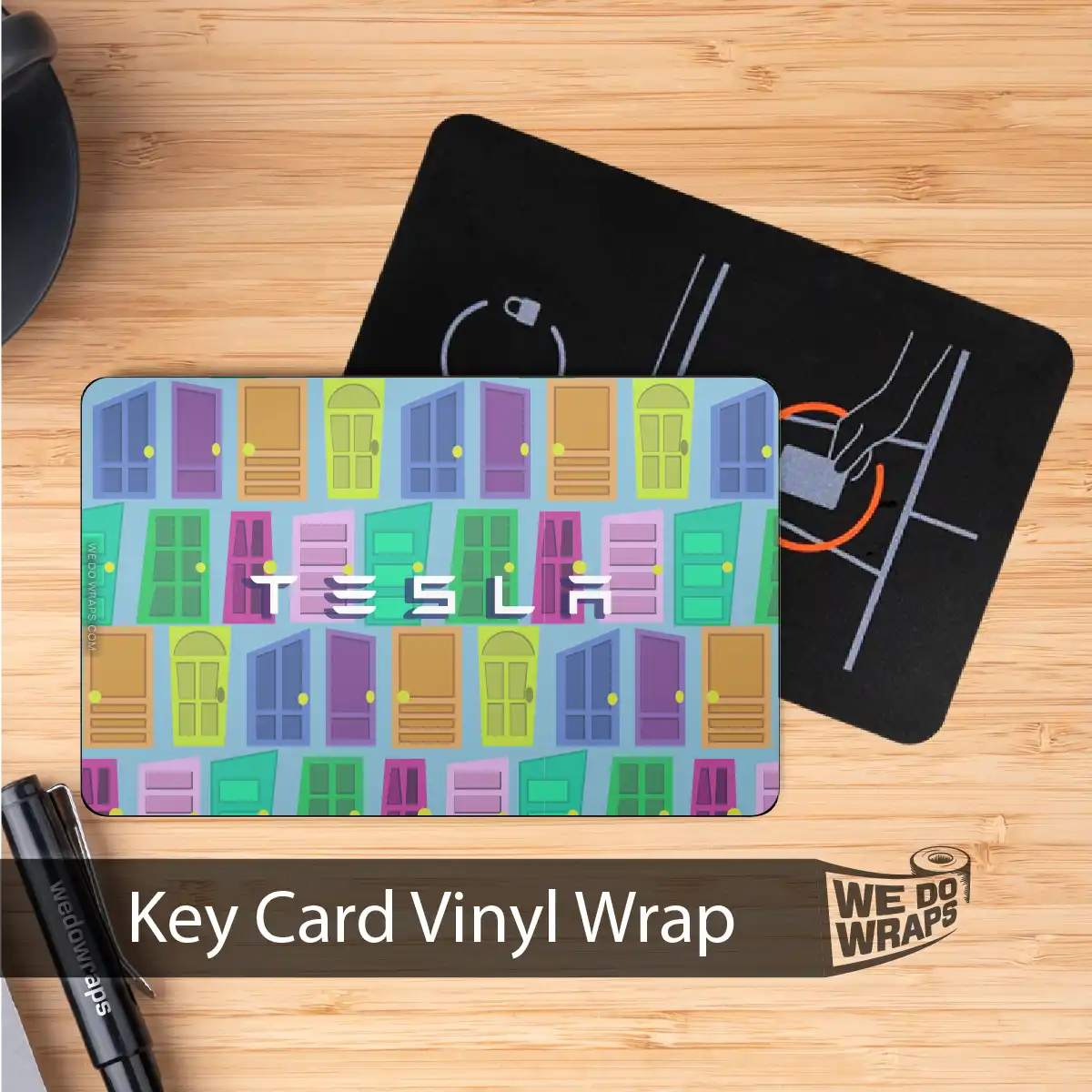 Colorful Doors | NFC Key Card Wrap