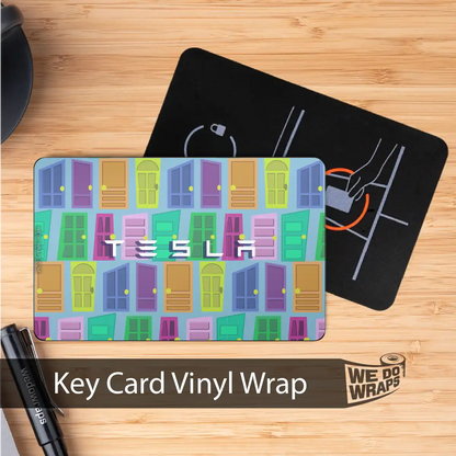 Colorful Doors | NFC Key Card Wrap