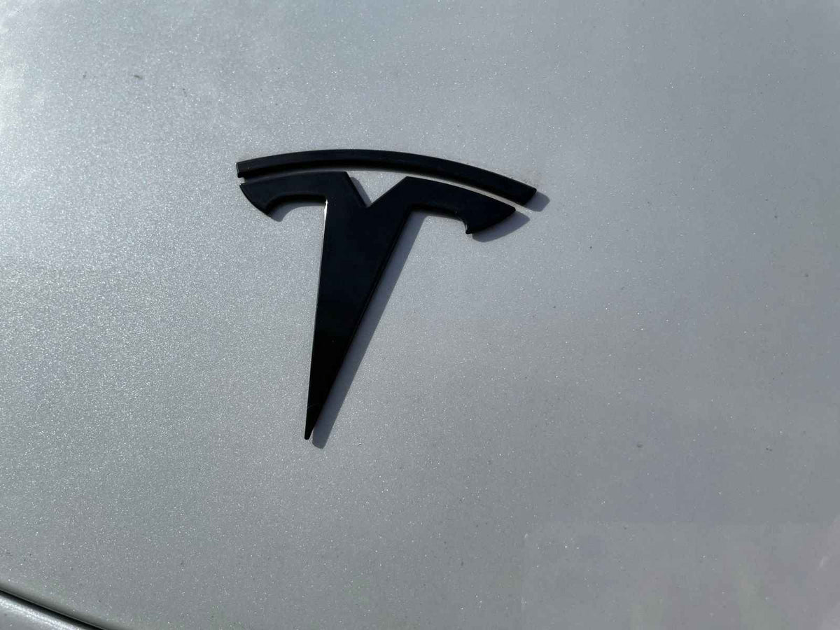 T Logo & Tesla Letters & Dual Motor Emblem Set | Tesla Model 3 & Model Y