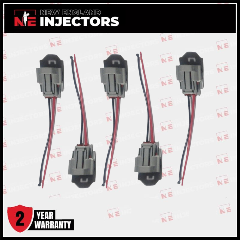 Set of 5 Siemens Injector Connectors Fits 05-07 07K906031B Volkswagen Rabbit 2.5L
