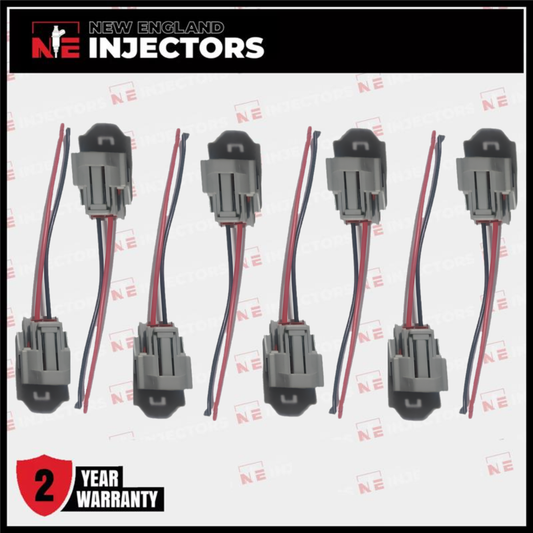 Set of 8 Bosch Fuel Injector Connectors Fits 04-09 0280156180 Audi S4 4.2L