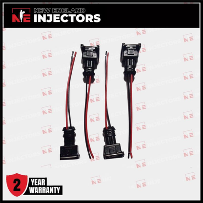 Set of 4 Nikki Injector Connector Fits INP-019 Mitsubishi Lancer Evolution Evo4