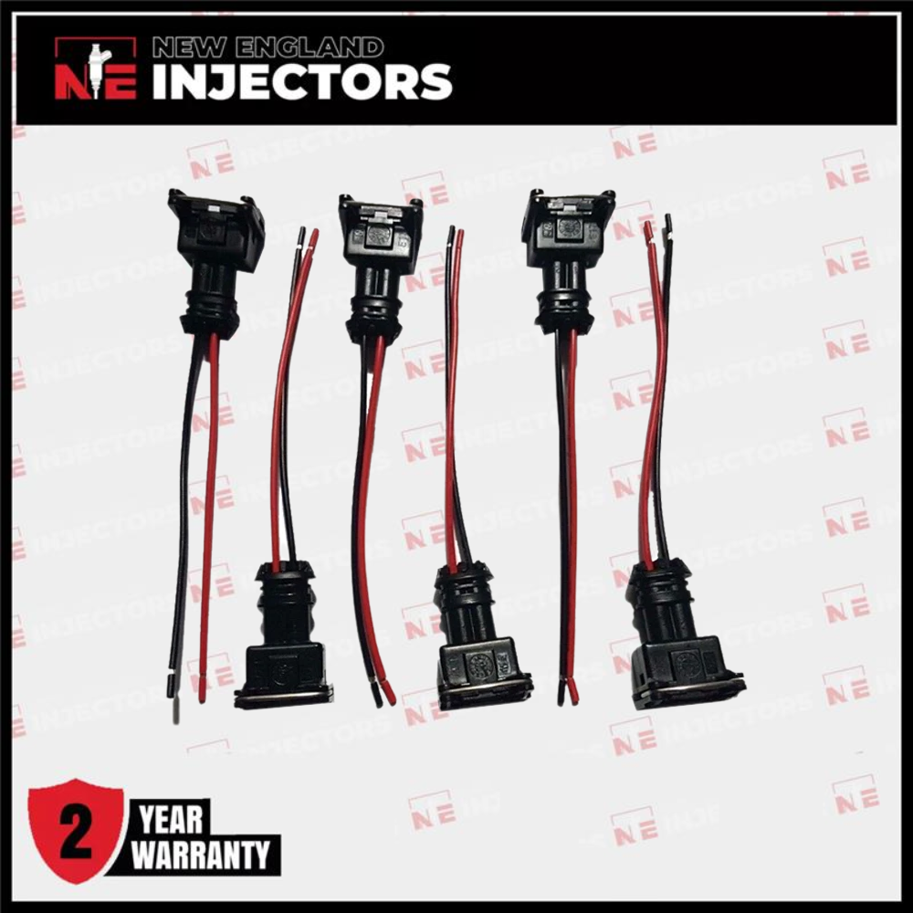 Set of 6 Bosch Fuel Injector Connector Fits 88-11 0280150901 Honda Odyssey 3.5L