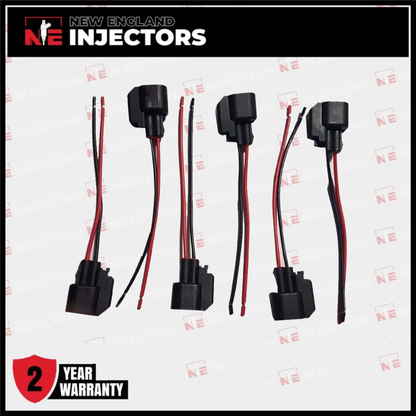 Set of 6 Bosch Fuel Injector Connectors Fits 99–07 0280156007 Dodge Caravan 3.3L