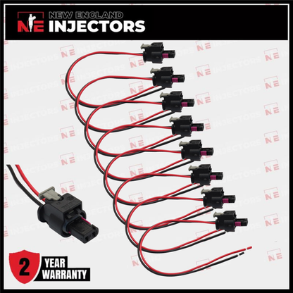 Set of 8 Mercedes A2720780249 Fuel Injector Connector Fits 07-11CLS550 E550 5.5L