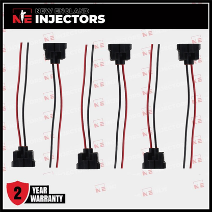 Set of 6 Keihin Fuel Injector Connectors Fits 04–08 16450-RCA-A01 Acura TL 3.2L