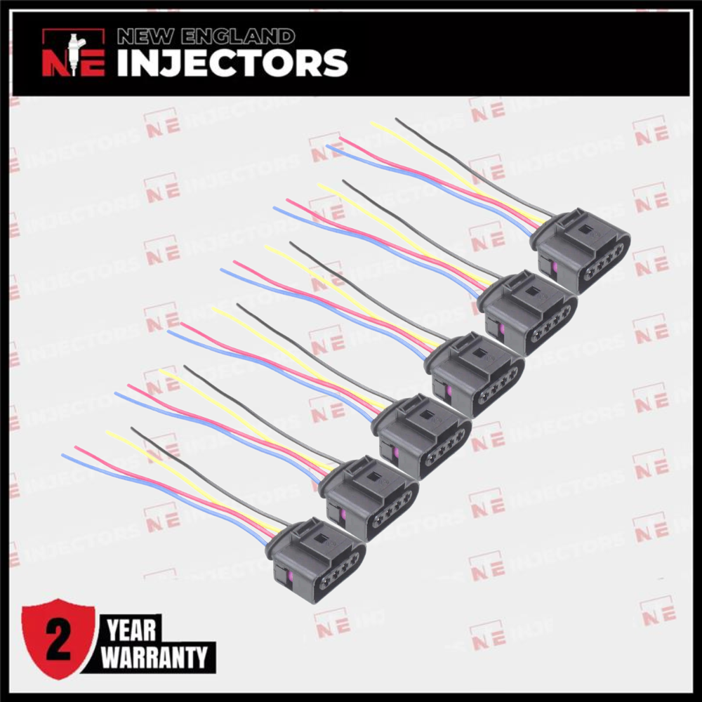 6 Ignition Coil Connectors 8K0973724 Fits Audi 5.0L 3.6L 6.0L 4.2L 4.0L l4 98-23