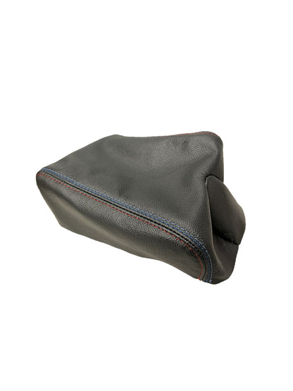 M/Stitching Leather Suede Console Armrest Cover For BMW E36 E46 1991-2005