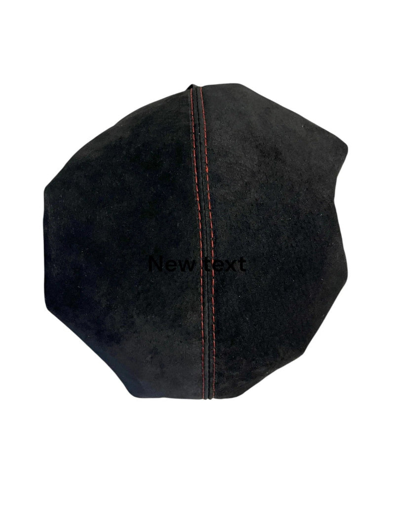 For 2015-2019 Ford Mustang GT Red Stitch Genuine Suede Console Armrest Cover