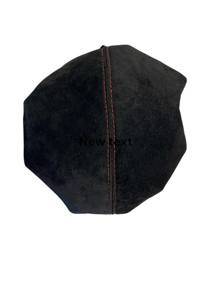 For 2015-2019 Ford Mustang GT Red Stitch Genuine Suede Console Armrest Cover