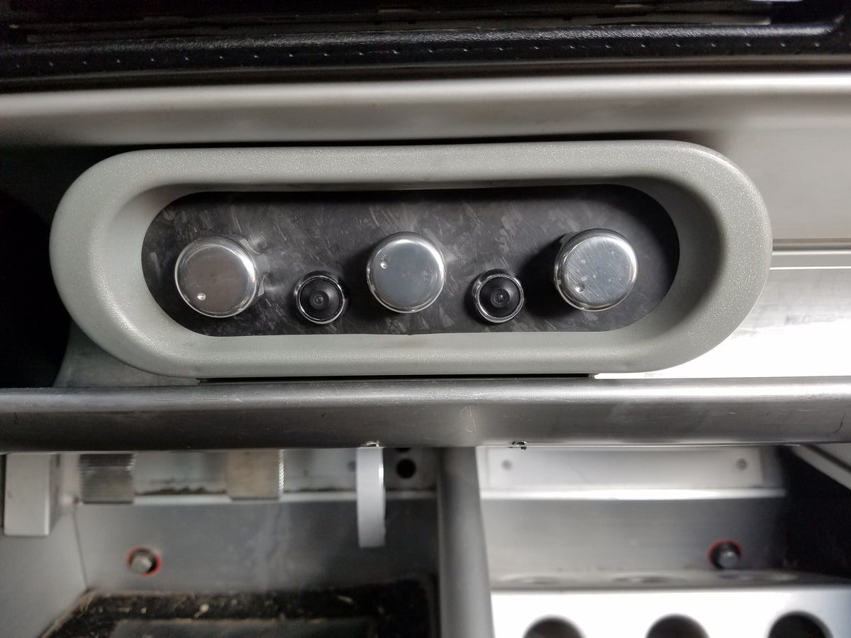 CARBON FIBER MATTE FORGED climate control OVERLAY for fits Lotus Elise S2 2005-2011