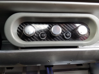 CARBON FIBER GLOSSY TWILL OVERLAY for climate control fits for Lotus Elise S2 2005-2011