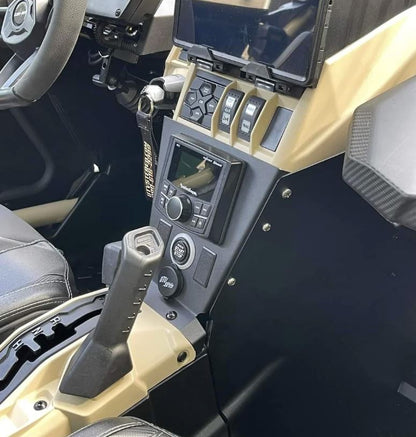 2017-2024 StayFlush Cyclops Console + 2-Switch – Can-Am X3 Center Console