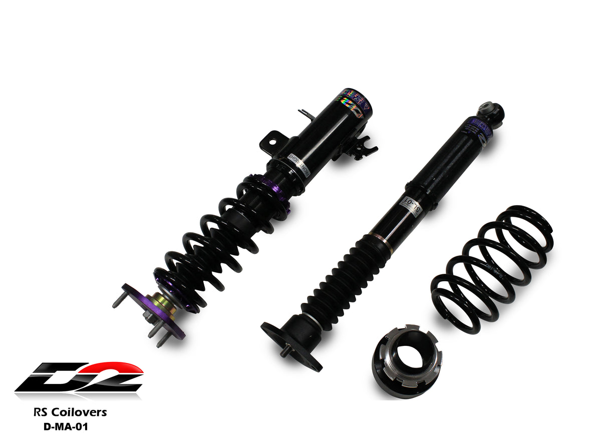 RS Coilovers 11-14 Mazda 2 11+ Ford Fiesta FWD D2 Racing FREE SHIPPING