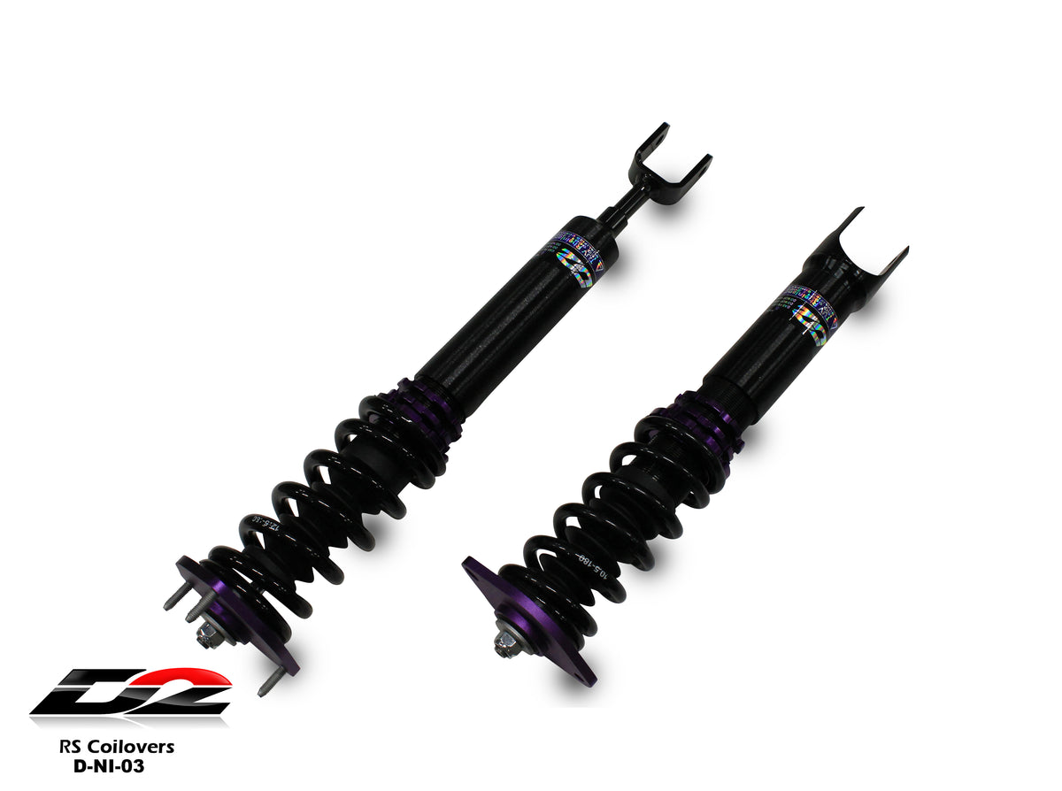 RS Coilovers 03-07 Infiniti G35 03-08 Nissan 350Z RWD D2 Racing FREE SHIPPING