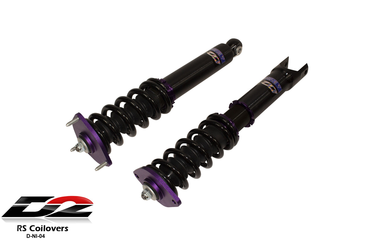 RS Coilovers 07-08 Infiniti G35 07-14 Infiniti G37 09+ Nissan 370Z 10-12 Infiniti G25 14-15 Infiniti Q40 14-15 Infiniti Q60 RWD D2 Racing FREE SHIPPING