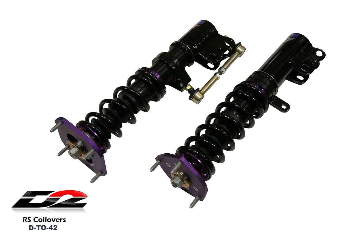 RS Coilovers 87-89 Toyota MR2 D2 Racing FREE SHIPPING