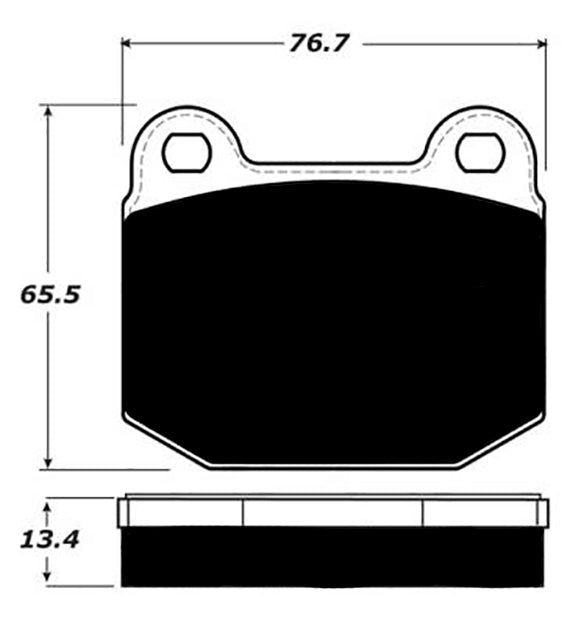 PMB-C Ceramic Pads for Aftermarket Brembo AM Front Calipers