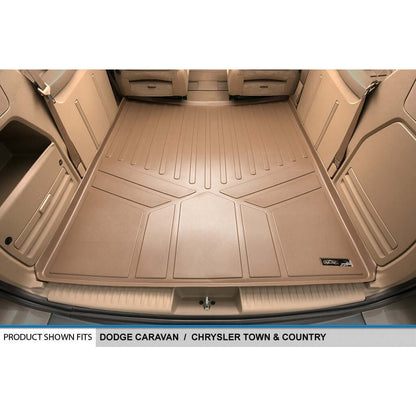 2013-2020 Dodge Grand Caravan Floor Liners | 2nd Row Bucket Seats, With Super Console | SMARTLINER