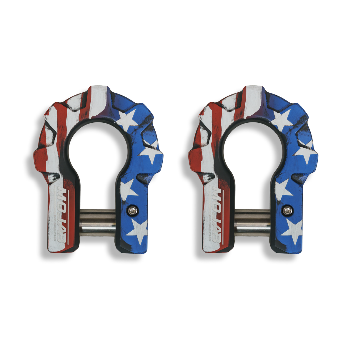 American Flag - 3/4'' Extreme duty Aluminum Shackle set - 9T