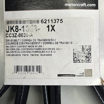 FORD MOTORCRAFT Extra Heavy Duty Serpentine Belt 6.7l Genuine OEM JK81353