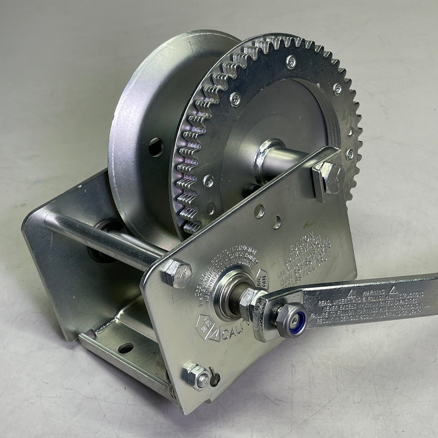 FULTON Automatic Brake Hand Winch, 1500-Lb. Load Capacity 143101