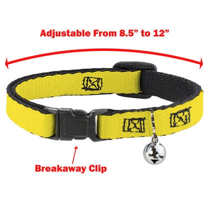 Breakaway Cat Collar with Bell - Honda Logo Black/Silver