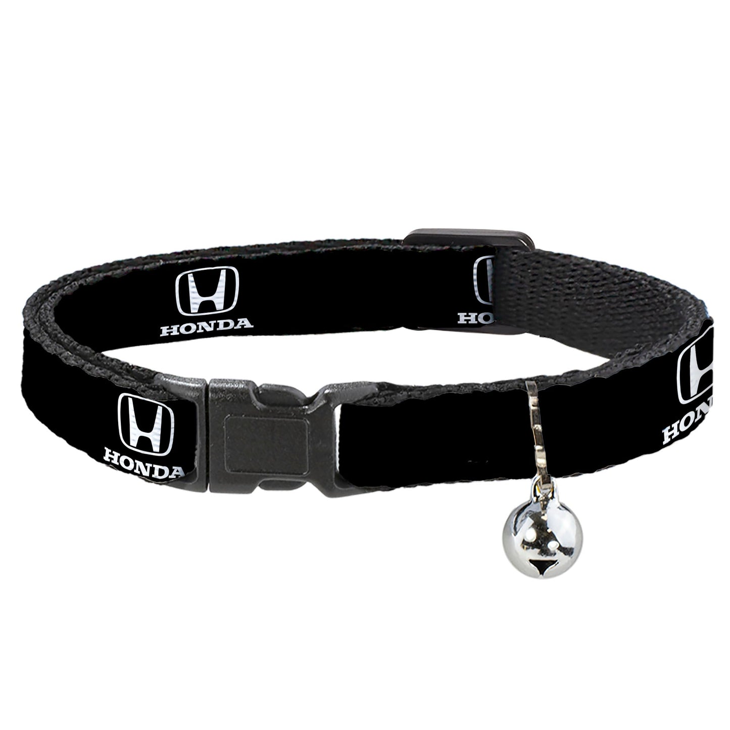 Breakaway Cat Collar with Bell - Honda Logo Black/White