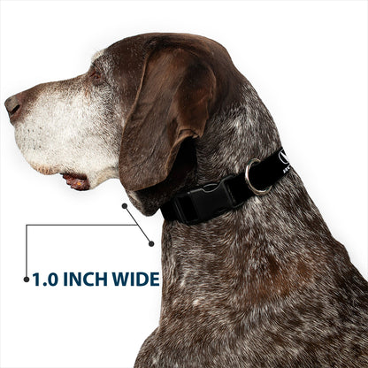 Plastic Clip Collar - Honda Logo Black/White