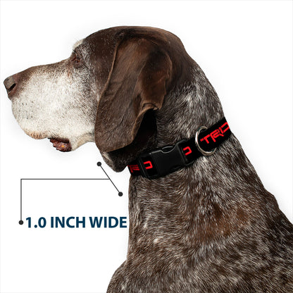 Plastic Clip Collar - Toyota Racing Development TRD Logo Black/Red